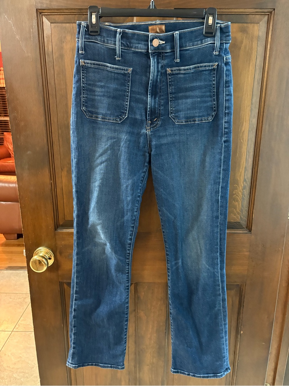 MOTHER The Hustler Patch Pocket Ankle jeans